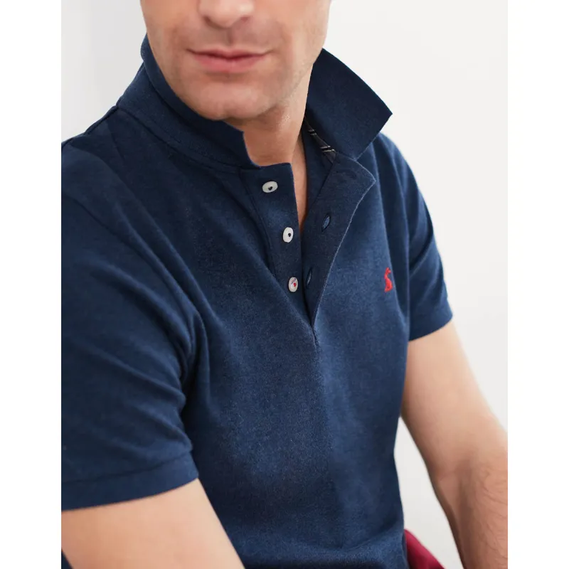 Joules Mainsail Soft Touch Polo - Navy Marl-2